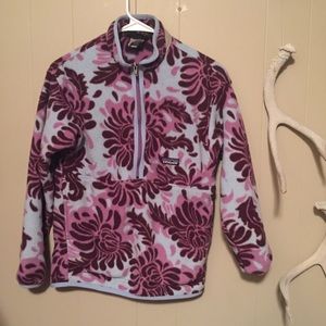 Patagonia Purple and Blue Floral Jacket